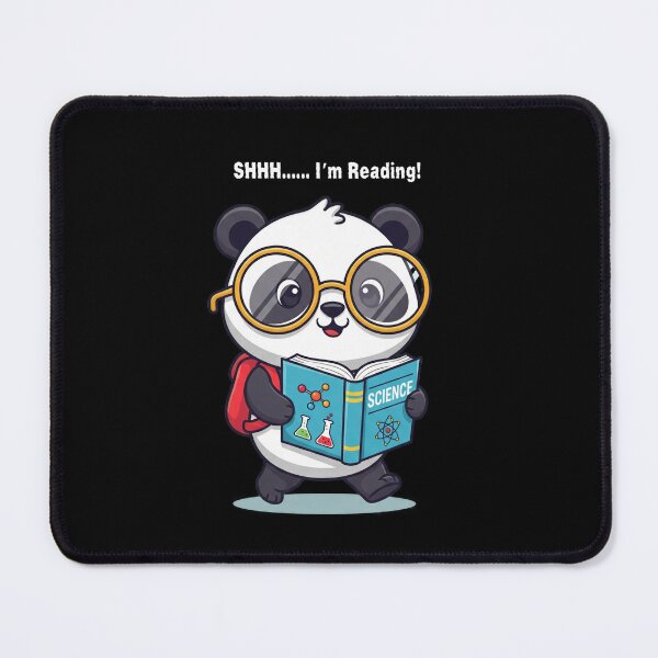 Item preview, Shhh.... I’m Reading Cute Panda Science Book Design designed and sold by PGRprint.