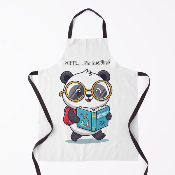 Item preview, Shhh.... I’m Reading Cute Panda Science Book Design designed and sold by PGRprint.