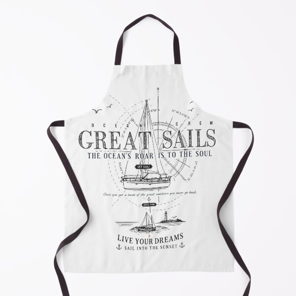 Item preview, Great Sails Ocean Crew Sailing Vintage Artwork designed and sold by cameleon style.