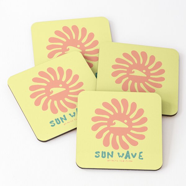 Item preview, Sun Wave Go With the Flow Retro Flower Design designed and sold by NUSA NIPA.