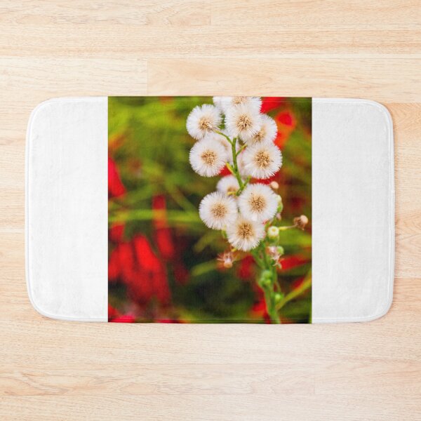 Item preview, Close-Up of Dandelion-Like Plant Against Colorful Blurred Background designed and sold by Nmallia.