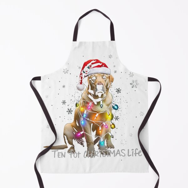 Item preview, Labrador Retriever Christmas Lights Santa Hat designed and sold by lht6474.