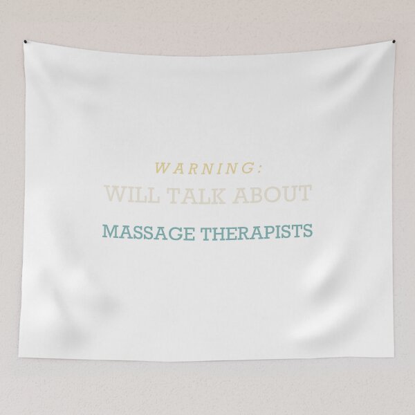Item preview, Warning: Will Talk About Massage Therapists - Massage Therapist designed and sold by RetroThreadWorks.