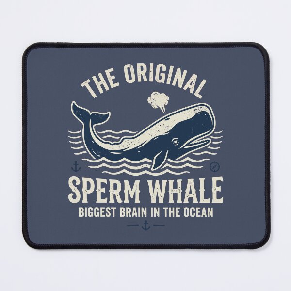 Item preview, The Original Sperm Whale Biggest Brain In The Ocean designed and sold by Amir Faysal.