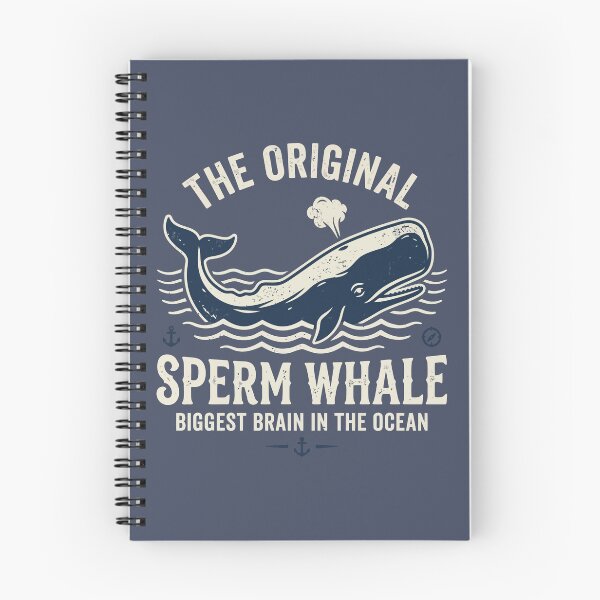 Item preview, The Original Sperm Whale Biggest Brain In The Ocean designed and sold by Amir Faysal.