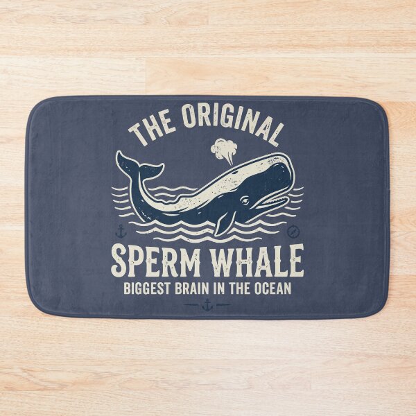 Item preview, The Original Sperm Whale Biggest Brain In The Ocean designed and sold by Amir Faysal.