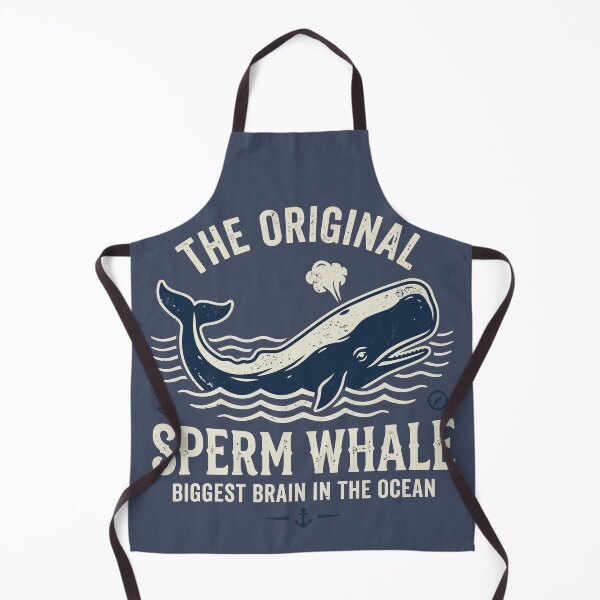 Item preview, The Original Sperm Whale Biggest Brain In The Ocean designed and sold by Amir Faysal.