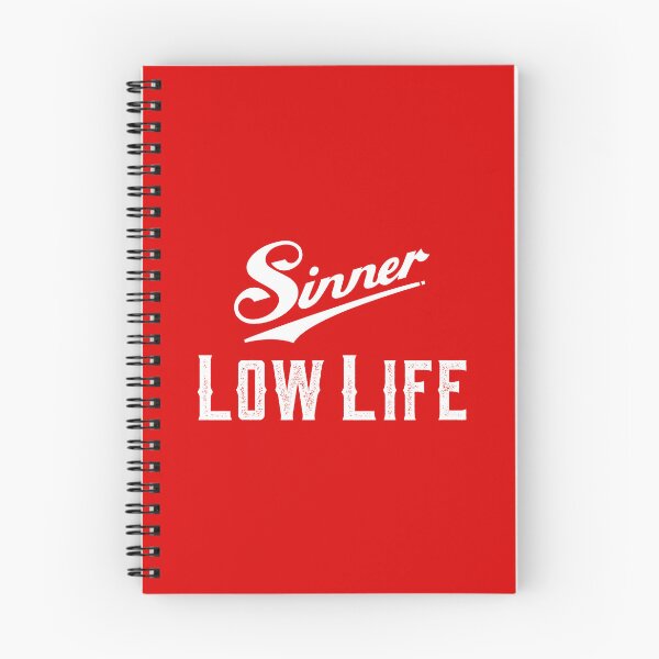 Item preview, Sinner Low Life Vintage Script Graphic & Retro Typography designed and sold by gayishdesign.