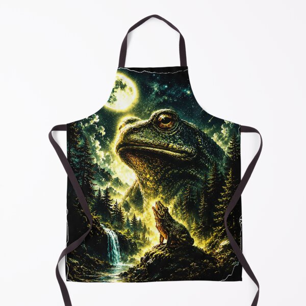 Item preview, Funny Graphic Frog Howling to the Moon Retro Vintage designed and sold by AddlPoolart.