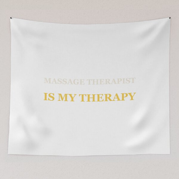 Aperçu de l'œuvre Le massage est ma thérapie - Massothérapeute créée et vendue par RetroThreadWorks.