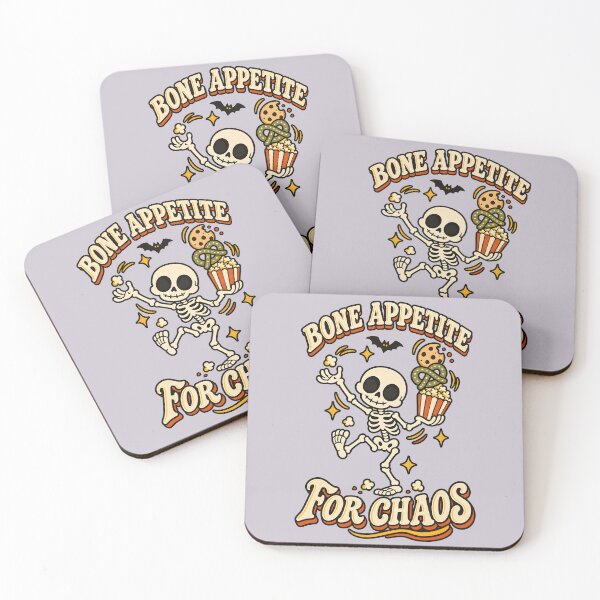 Item preview, Bone Appetite for Chaos Funny Snack Skeleton designed and sold by  MAD's Recreation Studio.