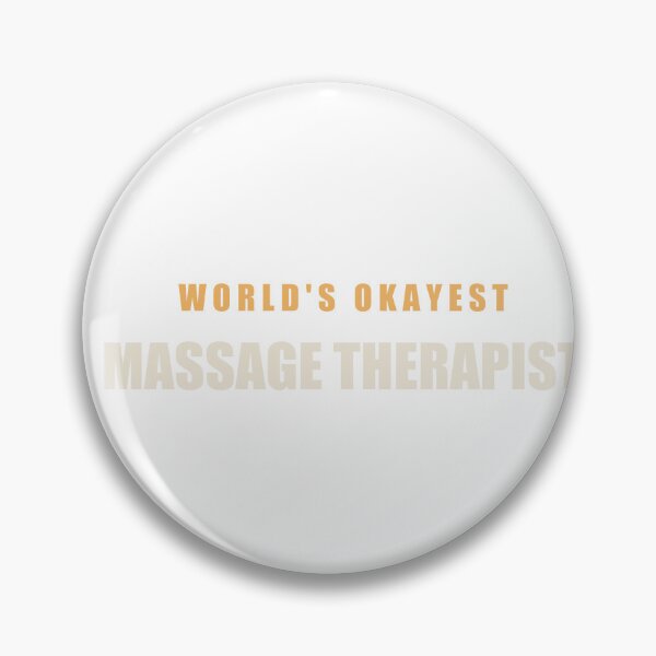 Item preview, World's Okayest Massage Therapist - Massage Therapist designed and sold by RetroThreadWorks.