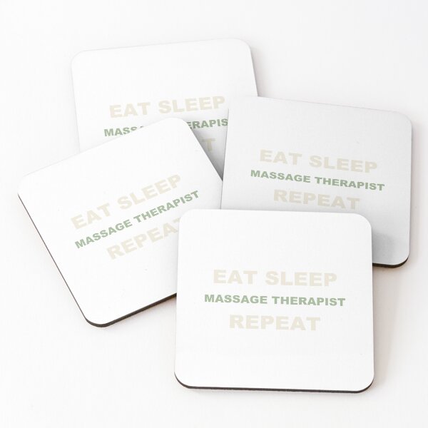Item preview, Eat Sleep Massage Therapist Repeat - Massage Therapist designed and sold by RetroThreadWorks.