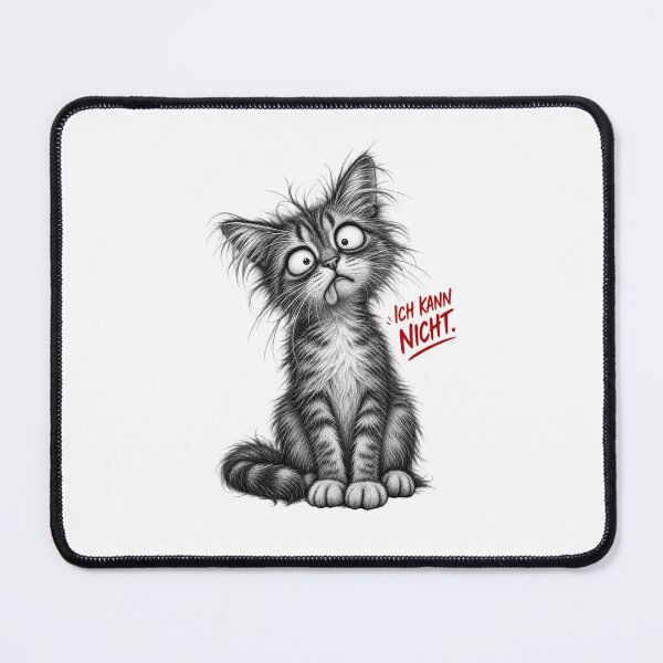 Item preview, I CAN'T. – Crazy Cat | German Humor designed and sold by UnglaublichGut.