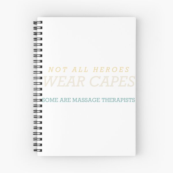 Item preview, Not All Heroes Wear Capes Some Are Massage Therapists - Massage Therapist designed and sold by RetroThreadWorks.