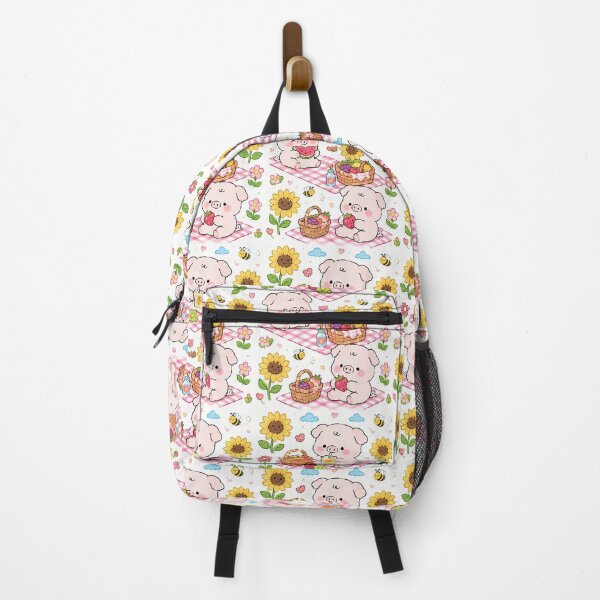 Item preview, Piggy Sunflower Picnic Pattern designed and sold by Soft Berry Studio.
