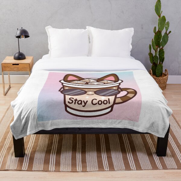 Item preview, Iced Coffee Cool Cat Vibes designed and sold by PawShow.