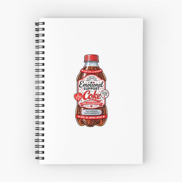 Item preview, Emotional Support Coke designed and sold by Little Wunderer & Co..