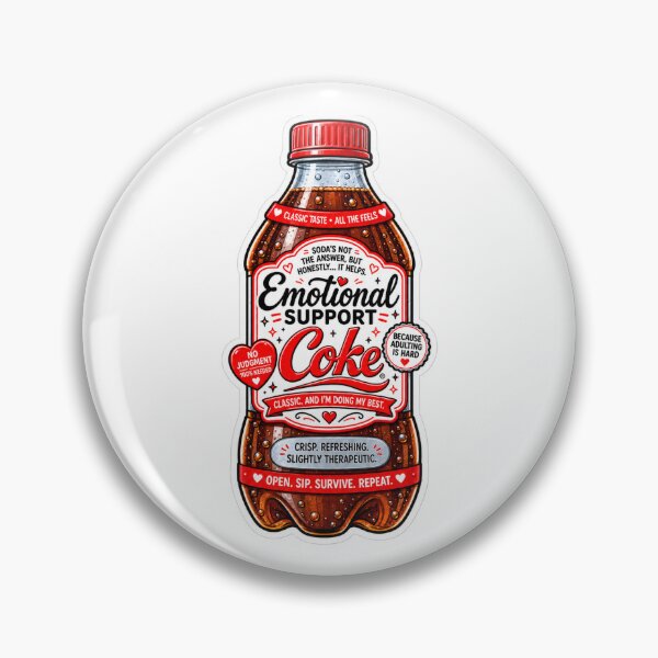 Item preview, Emotional Support Coke designed and sold by Little Wunderer & Co..