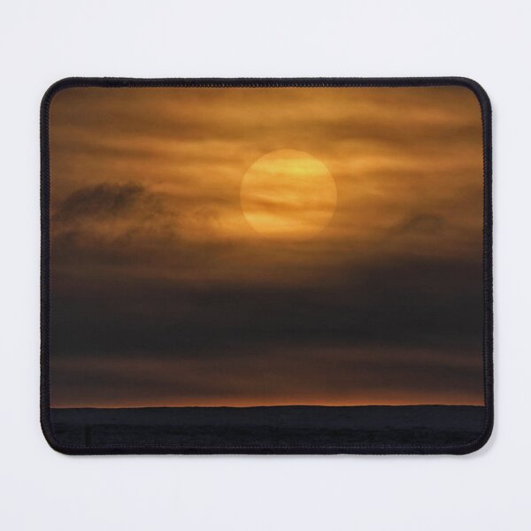 Item preview, Glowing Winter Sun Setting Behind Moody Clouds designed and sold by CarreeTrista.