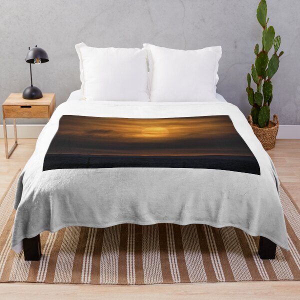 Item preview, Glowing Winter Sun Setting Behind Moody Clouds designed and sold by CarreeTrista.