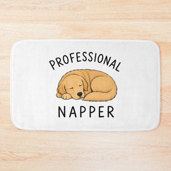 Item preview, Professional Napper Cute Sleeping Golden Retriever Dog designed and sold by AhmedAlbb.