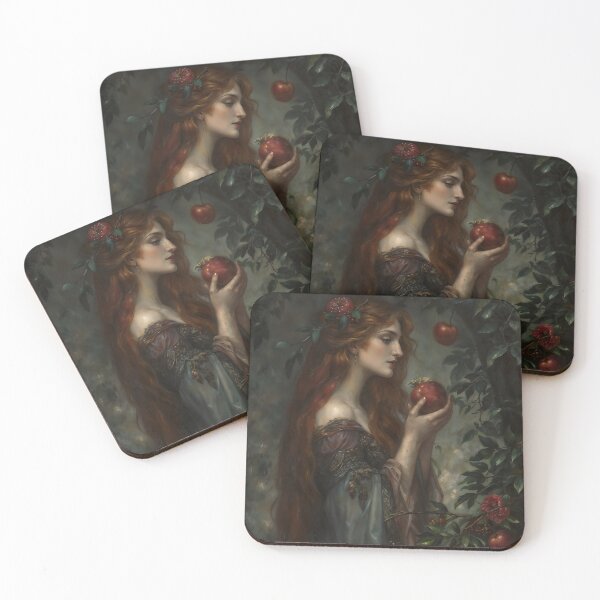 Item preview, Persephone With Pomegranate Dark Myth designed and sold by DarkHolyQueen.
