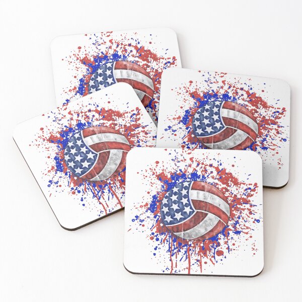 Item preview, AMERICAN VOLLEYBALL - U.S.A. designed and sold by Pickle Wicked Designs.