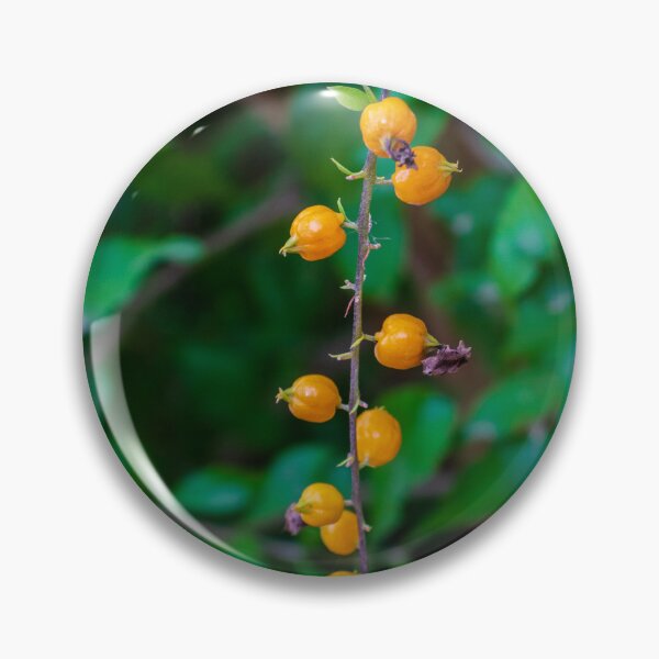 Item preview, Vibrant Yellow Berries Hanging Among Greenery in a Natural Setting designed and sold by Nmallia.