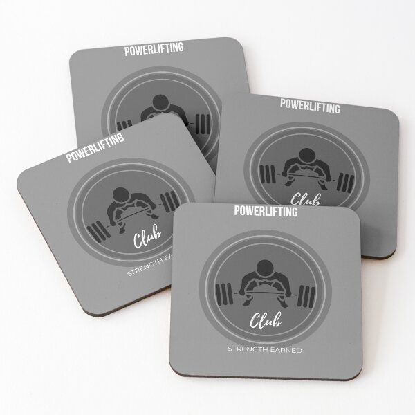 Item preview, Powerlifting Club, Strength Earned Gift designed and sold by Zyvora-merch.