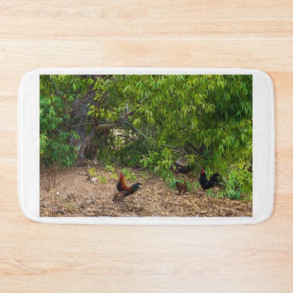 Item preview, Free Range Chickens and Roosters in a Lush Green Natural Setting designed and sold by Nmallia.