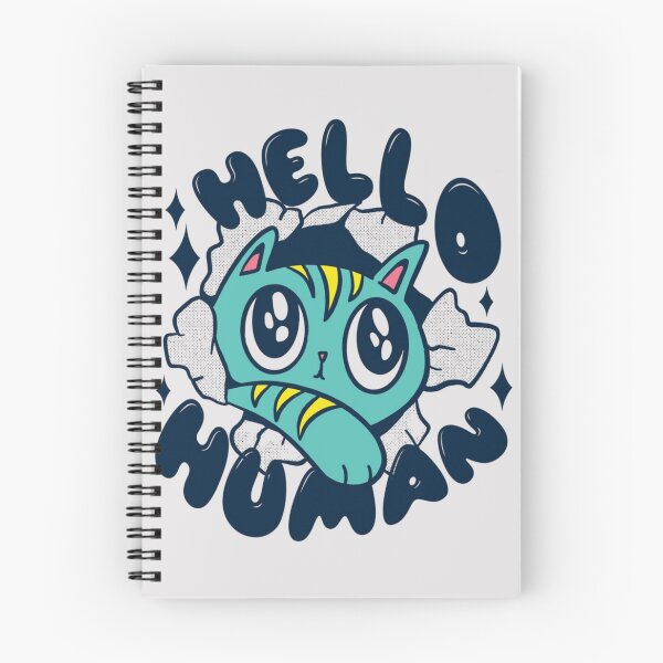 Item preview, Hello Human – Cute Baby Cat Kawaii Cat Lover Design designed and sold by RajDeals.