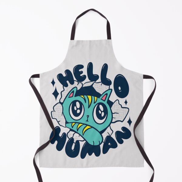 Item preview, Hello Human – Cute Baby Cat Kawaii Cat Lover Design designed and sold by RajDeals.