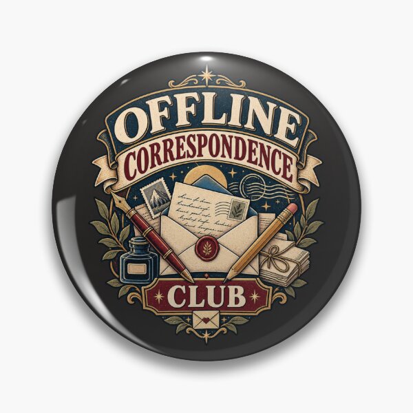 Item preview, Offline Correspondence Club – Vintage Pen Pal & Letter Writing Society designed and sold by Golden Era Studio.