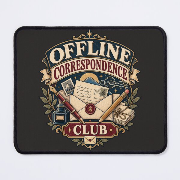 Item preview, Offline Correspondence Club – Vintage Pen Pal & Letter Writing Society designed and sold by Golden Era Studio.