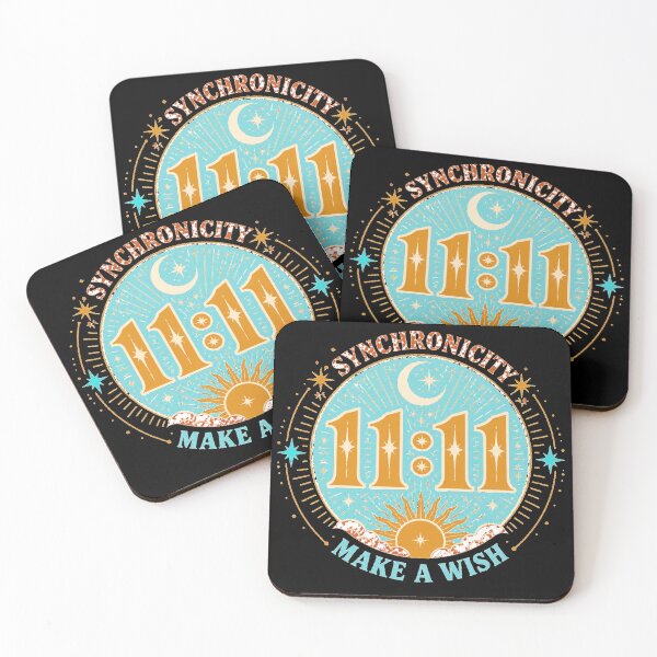 Item preview, 11:11 Synchronicity Make a Wish — Dark Edition designed and sold by TheOddPrints.