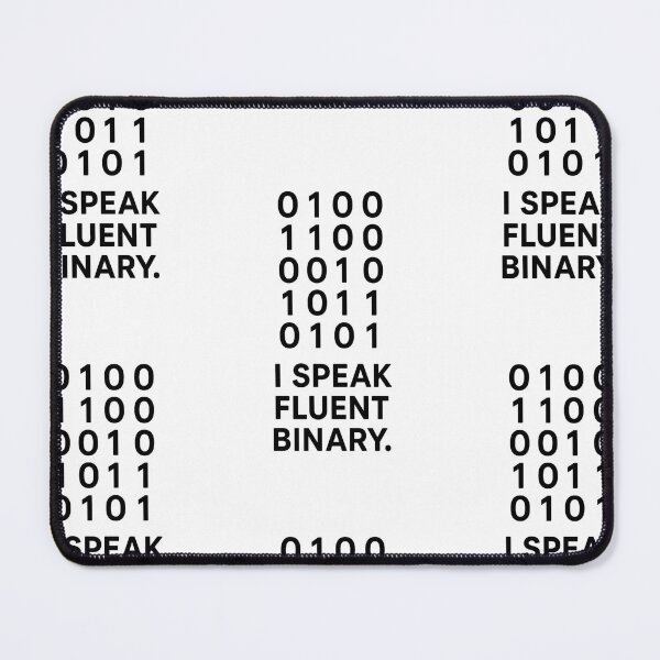 Item preview, I Speak Fluent Binary – Code is my language designed and sold by Eric Nagel.