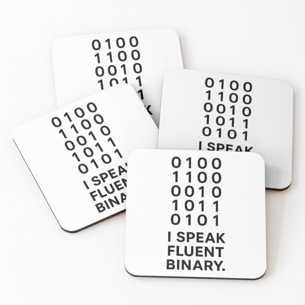 Item preview, I Speak Fluent Binary – Code is my language designed and sold by Eric Nagel.
