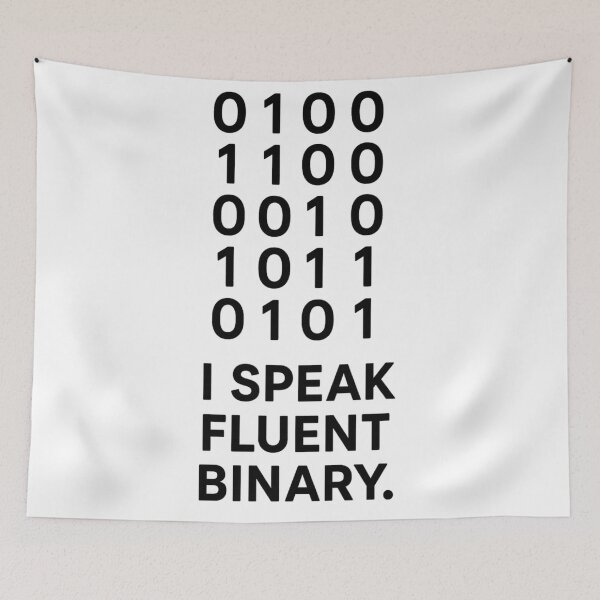 Item preview, I Speak Fluent Binary – Code is my language designed and sold by Eric Nagel.