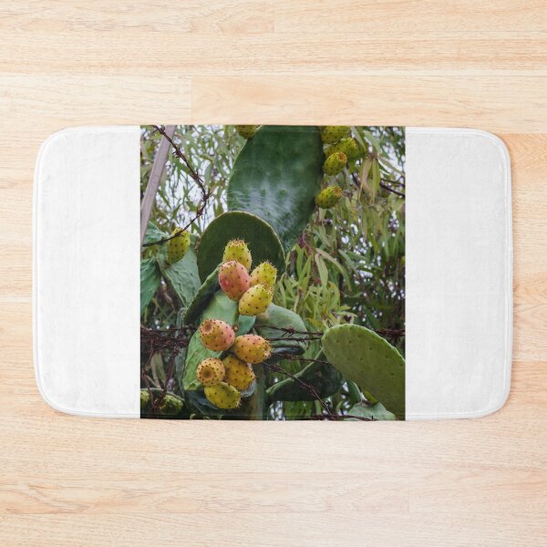 Item preview, Prickly Pear Cactus with Ripe Fruits Surrounded by Greenery designed and sold by Nmallia.
