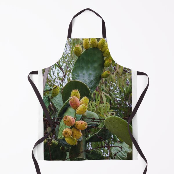 Item preview, Prickly Pear Cactus with Ripe Fruits Surrounded by Greenery designed and sold by Nmallia.