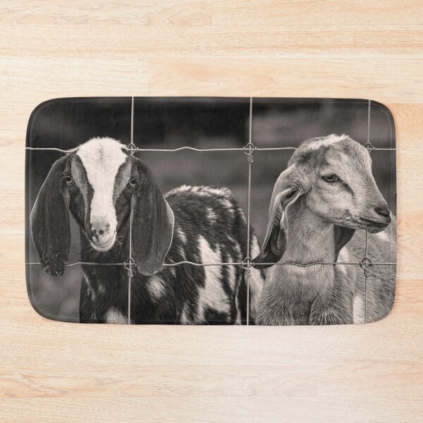 Item preview, 2 Goats Behind A Fence BW designed and sold by Jim Love.