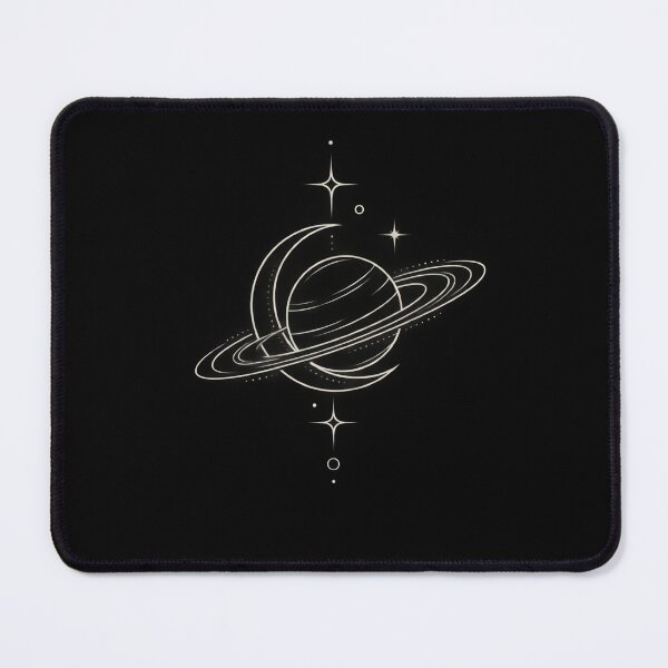Item preview, Micro Minimalist Cosmic Planet Line Art T-Shirt designed and sold by KawaiiOrbit.