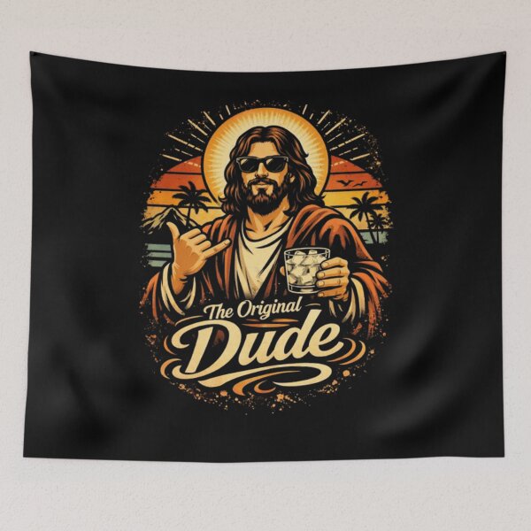 Item preview, The Original Dude Vintage Jesus Sunset designed and sold by Dragonmotor Media.