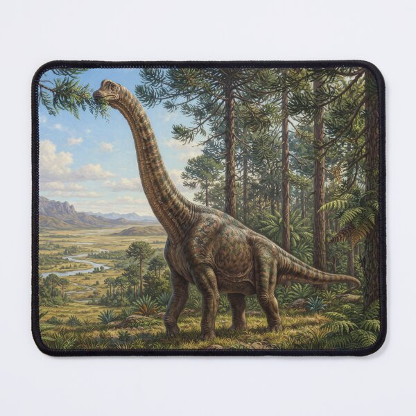 Item preview, Realistic Brachiosaurus Paleoart, Jurassic Dinosaur Illustration I designed and sold by Yaremchuk.