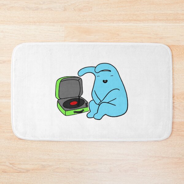 Item preview, Vinyl Lover Cute Retro Blue Rabbit Phonograph Graphic designed and sold by PatsyOCool.