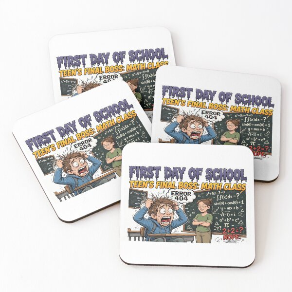 Item preview, First Day Of School Teen's Final Boss Math Class Error 404 designed and sold by Csaba1983.