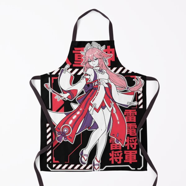 Item preview, Yae Miko Genshin Impact Vector Video Game Streetwear Tee designed and sold by Senpaiwaves.