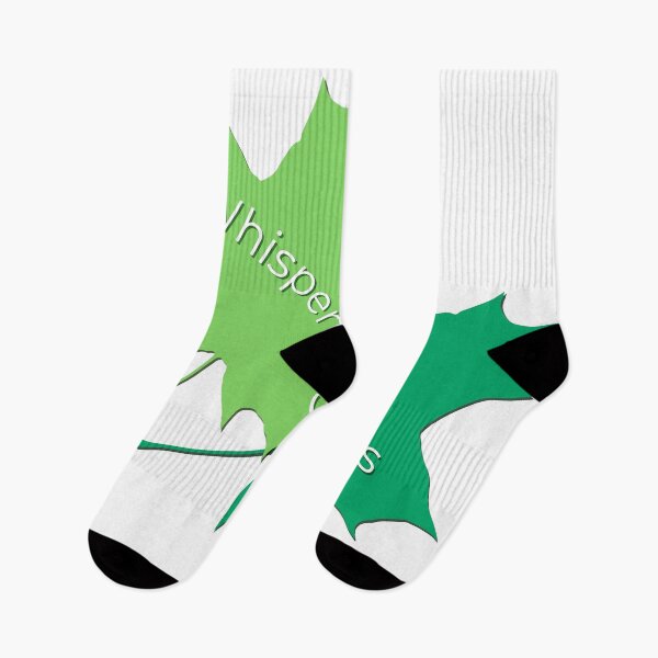 Item preview, Fresh Green Maple Leaves Graphic with White Whispering Leaves Typography designed and sold by ZorianArt.