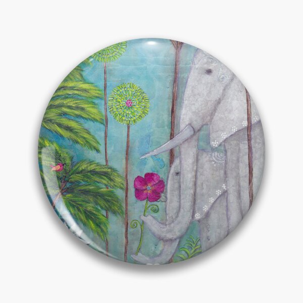 Item preview, Xena & Xantha Elephant Acrylic Painting designed and sold by Sunshyne66.